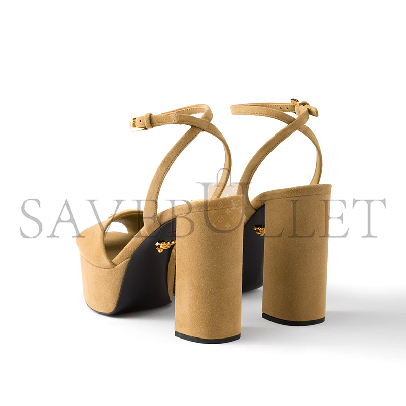 PRADA SUEDE PLATFORM SANDALS 1XP48B PRADA SUEDE PLATFORM SANDALS 1XP48B